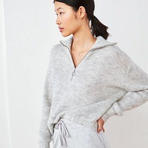 Quince alpaca-wool quarter zip